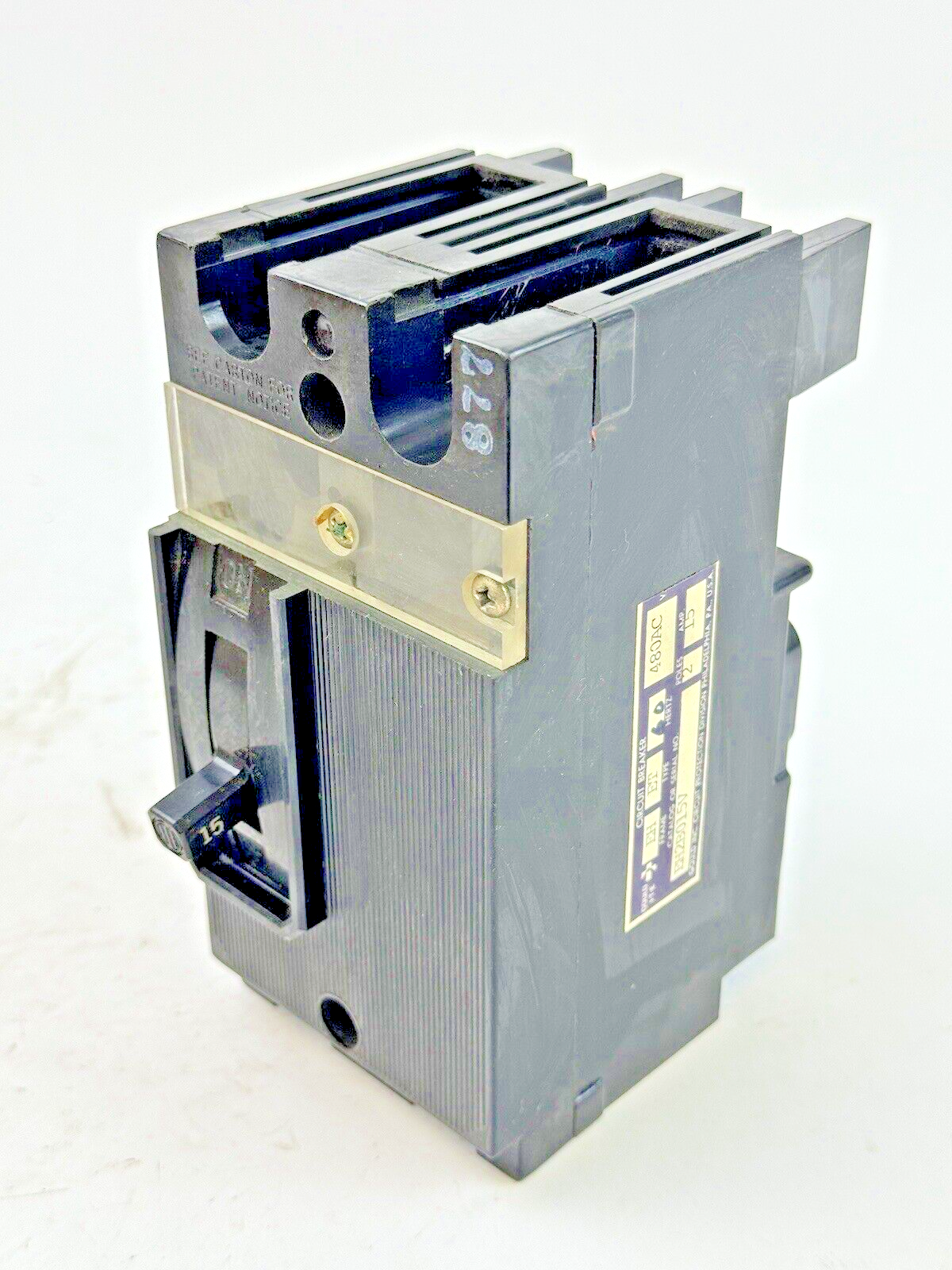 GOULD / ITE - EH2B015V - MOLDED CASE CIRCUIT BREAKER - 2 POLE/480 VAC/ 15A - NEW1