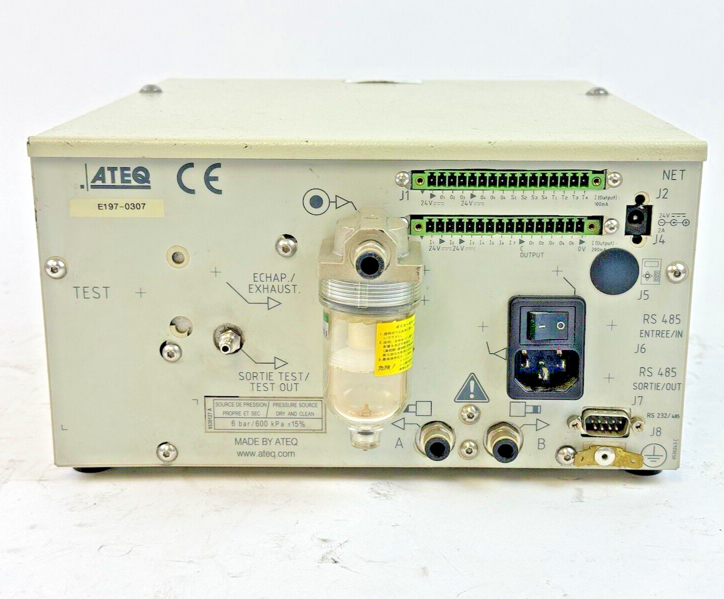 ATEQ - PREMIER G - 9530243 C - G5 COMPACT LEAK DETECTOR/CONTINUOUS FLOW DETECTOR7