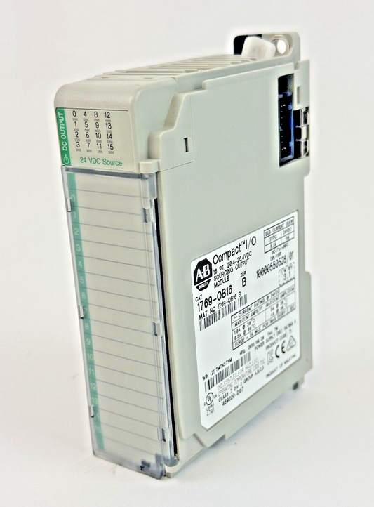 ALLEN-BRADLEY - 1769-OB16 SER. B, F/W REV 3.1, DIR/VER 10000550528/01 - 16 PT.0