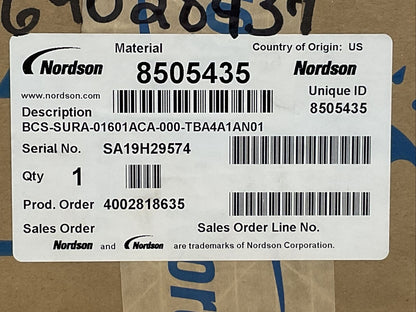NORDSON 8505435 BCS-SURA-01601ACA-000-TBA4A1AN01 SUREBEAD A GUN1