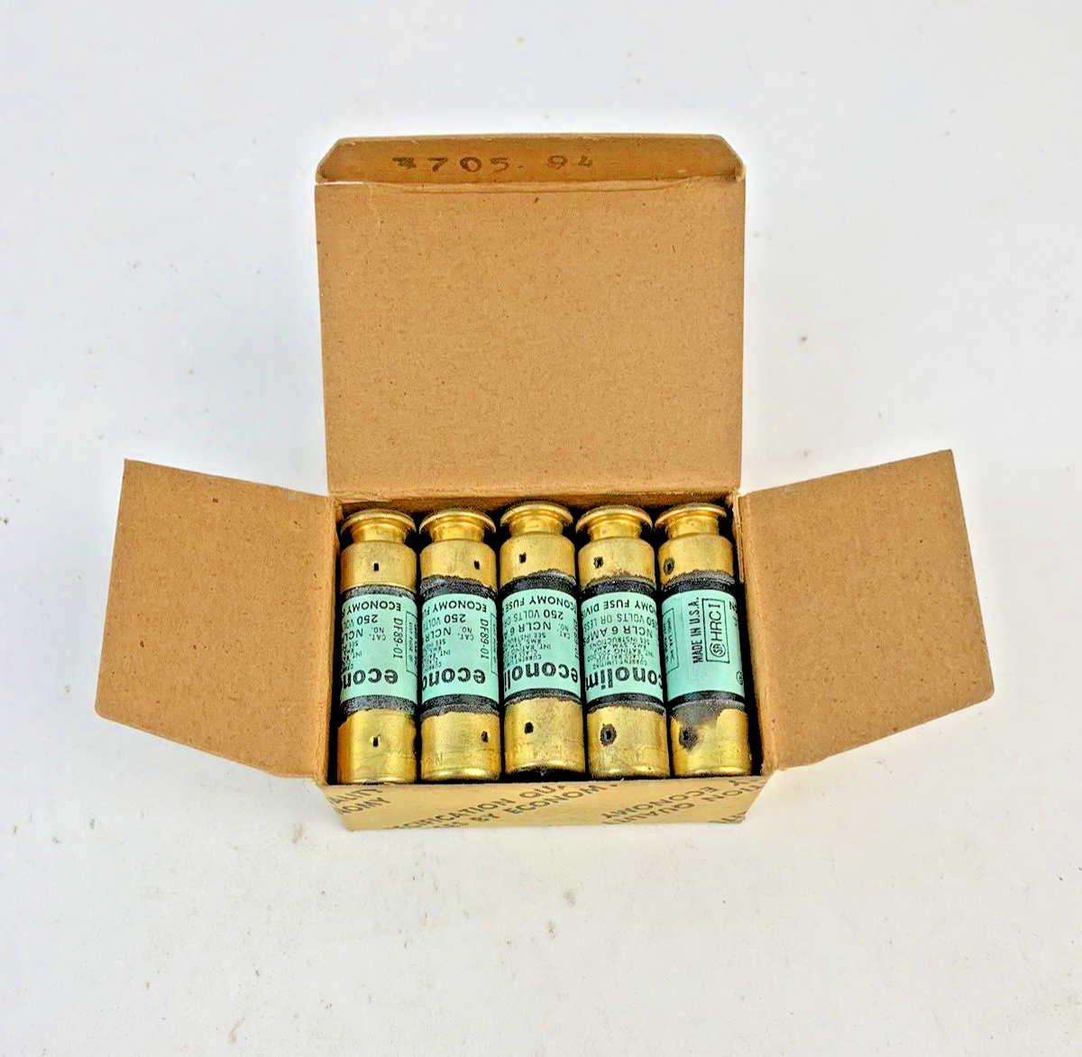 Economy Fuse - Econolim - NCLR 6 - 6A,  250V Fuse "Lot of 10"1