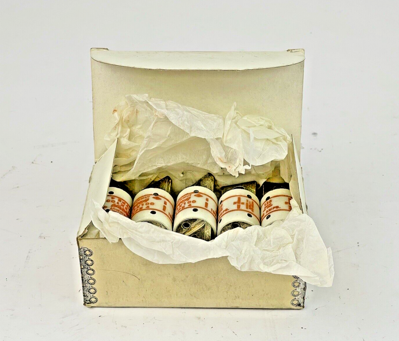 SHAWMUT *LOT OF 10* - A13X100-4 - AMP TRAP - 130V, 100 AMP FUSES1