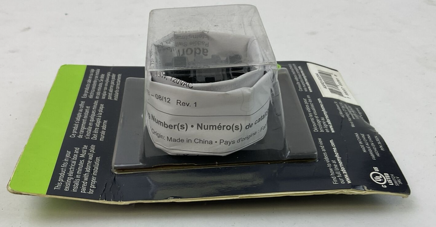 LEGRAND 362918 ASPD1532M4 ADORNE PADDLE SWITCH 1 POLE 15A 3 WAY7