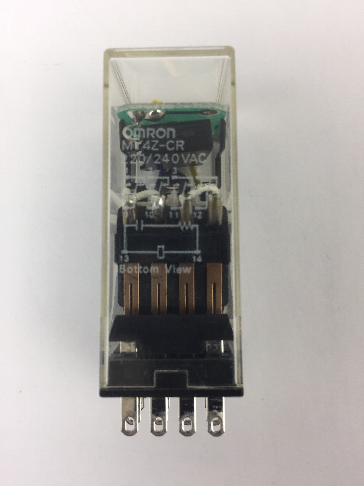 OMRON MY4Z-CR RELAY 220/240 VAC WITH OMRON PYF14A-E RELAY SOCKET4