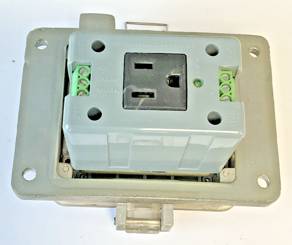 GRACEPORT P-R2-K4RF3 INTERFACE 120VAC 3A GFCI INSIDE-OUTLET5