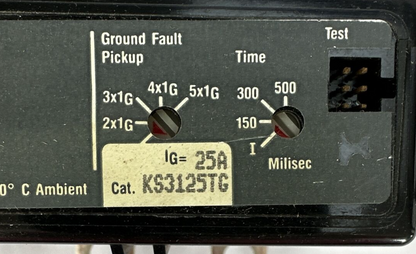 WESTINGHOUSE KS3125TG TRIP UNIT 25A A1KS125T1 TRIP PLUG 70A 90A 100A 125A1