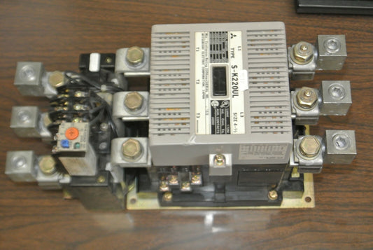 MITSUBISHI S-K220UL SIZE 4-1/2 CONTACTOR / K220KPUL / 100-127V COIL0