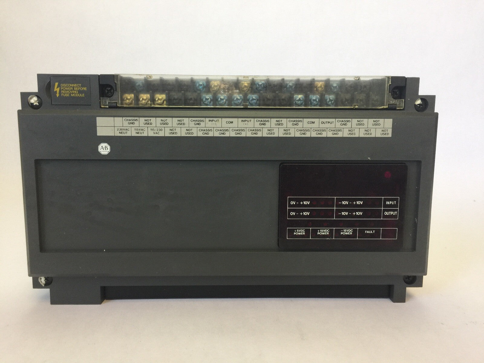 ALLEN BRADLEY 8500-ANIO ANALOG I/O MODULE SER A 0