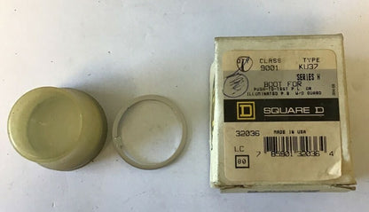 SQUARE D 9001 KU37 BOOT FOR PUSH TO TEST P.B. . ILL. W/O GUARD SER.H0