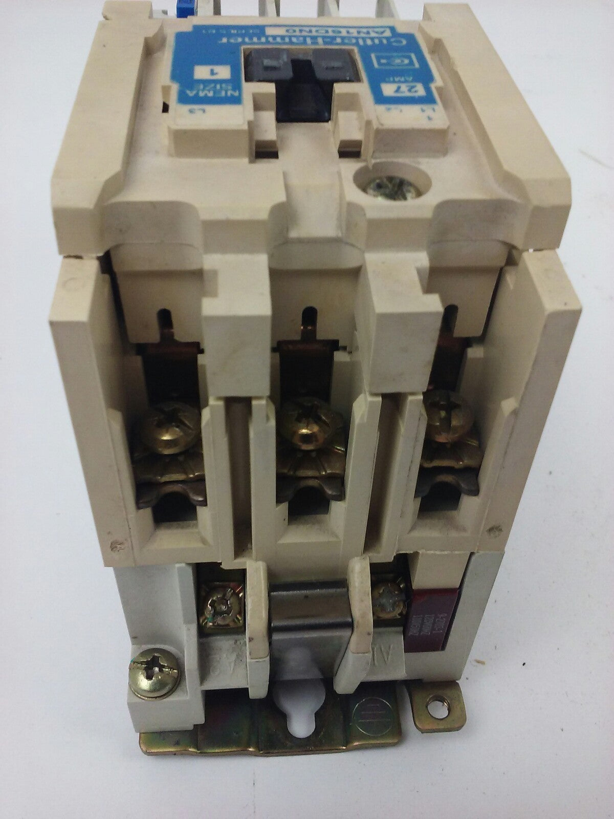 CUTLER HAMMER / EATON AN16DN0 STARTER SIZE 1 27A 600V 3PH 10 HP C306GN38