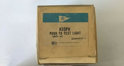 ITE H30PH PUSH TO TEST LIGHT 480VAC ****LOTOF3***1