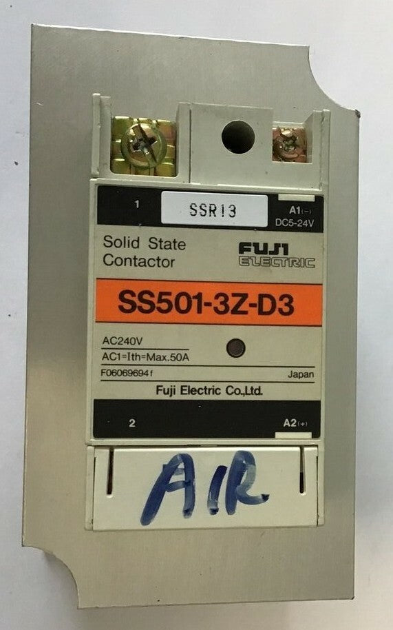 FUJI SS501-3Z-D3 SOLID STATE CONTACTOR 240VAC 50A0