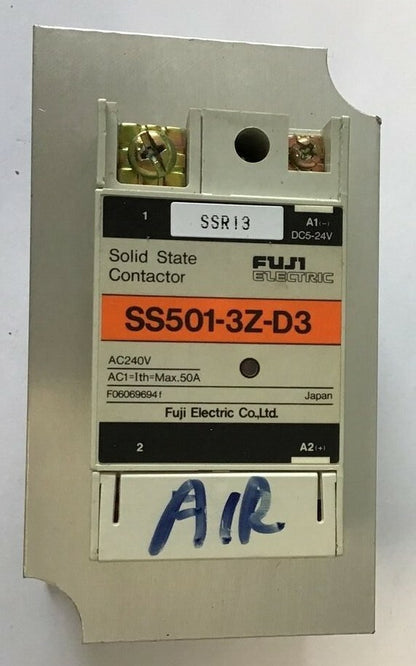 FUJI SS501-3Z-D3 SOLID STATE CONTACTOR 240VAC 50A0