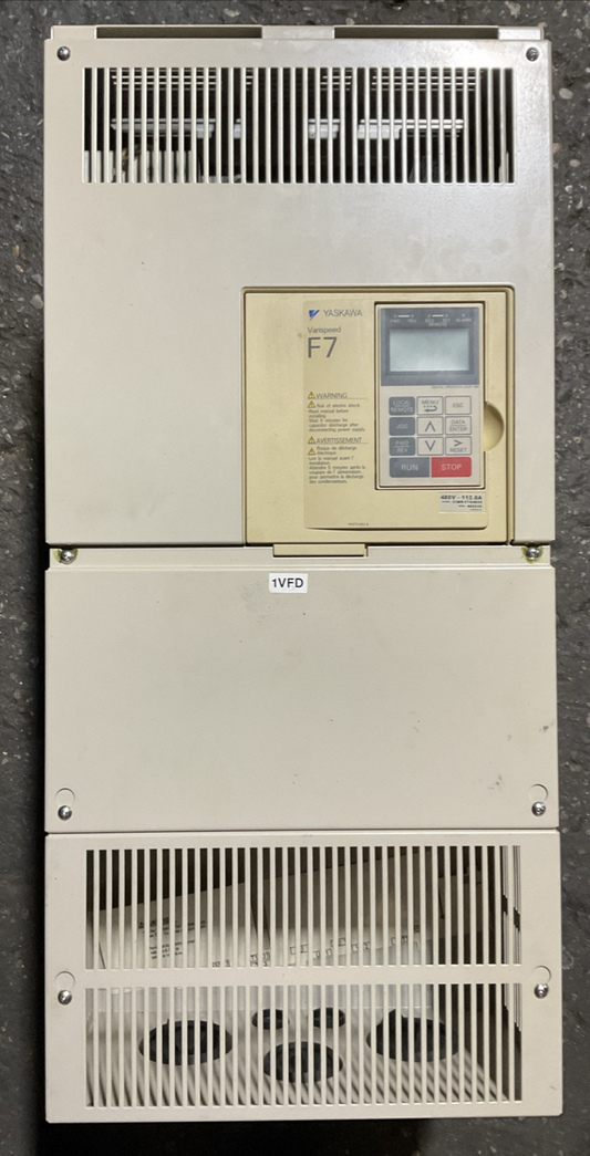YASKAWA CIMR-F7U4055 AC DRIVE OUTPUT 3PH 0-480VAC0