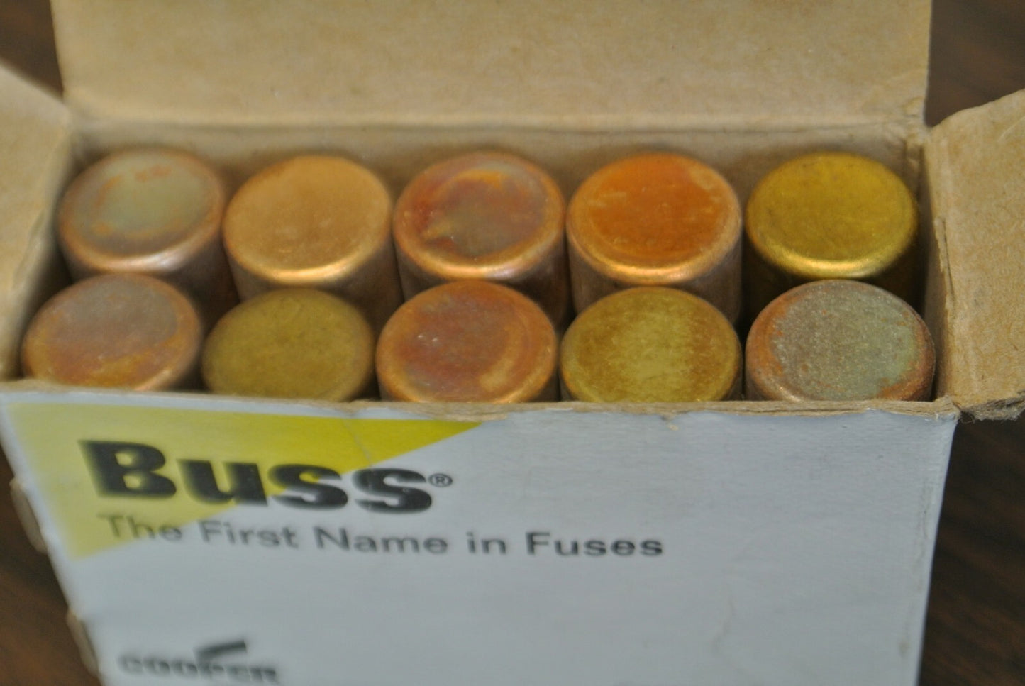 BOX of 10 / BUSSMANN / TRON KAB-2 RECTIFIER FUSES 2A / 250V NEW SURPLUS 2