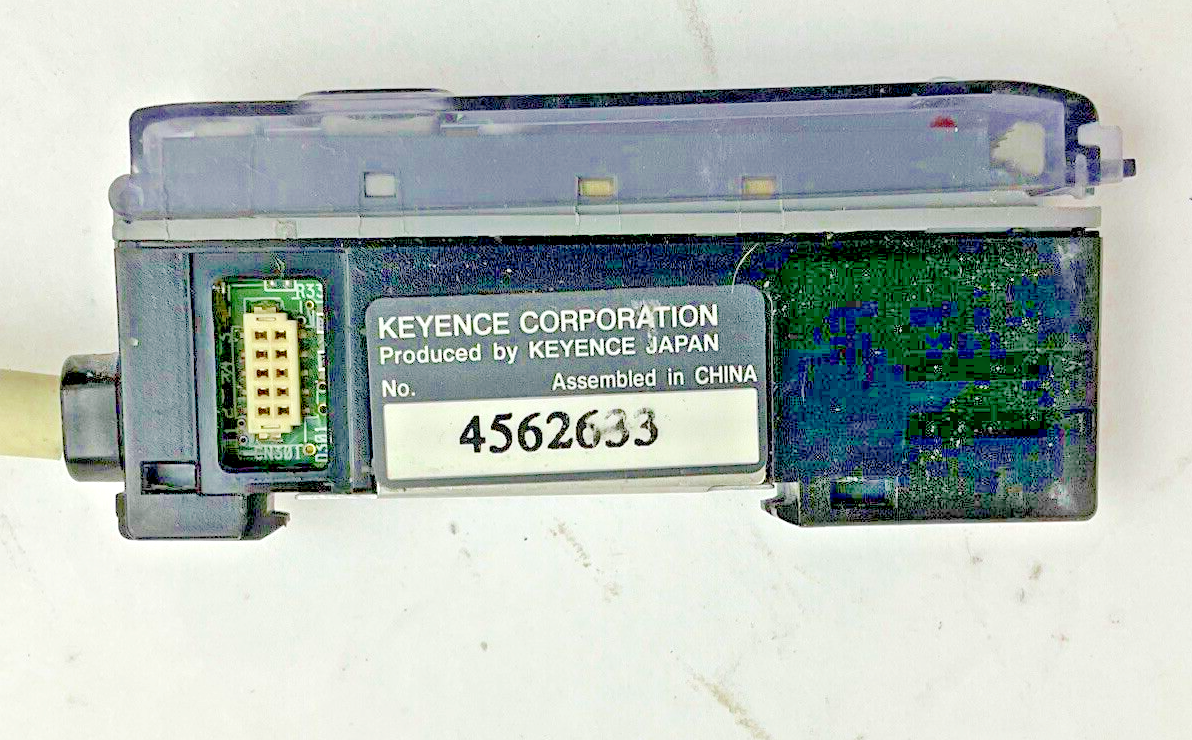 KEYENCE FS-V12 FIBER OPTIC PHOTOELECTRIC SENSOR 24V 20MA ***LOTOF3***4