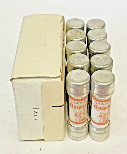 SHAWMUT - *BOX OF 10* - SHAWMUT A2Y1 - 1 AMP, 250 VAC AMP TRAP FUSES0