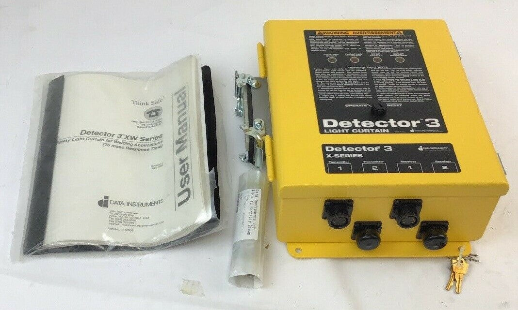 DATA INSTUMENTS/HONEYWELL 3LC-BXWQDH DETECTOR 3 LIGHT CURTAIN CONTROLLER 4