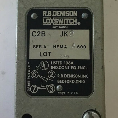 GOULD C2B JK2 LIMIT SWITCH SERIES A NEMA A600 3