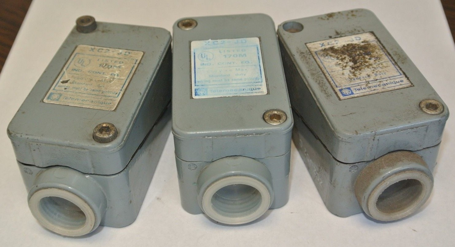TELEMECANIQUE XC2-JD LIMIT SWITCH BODIES (LOT of 3) - NEW SURPLUS?0