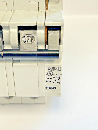 FUJI - CP6 3DU5 -5A MANUAL MOTOR CONTROLLER - 480/277 VAC & CP6 H1U AUX CONTACT3
