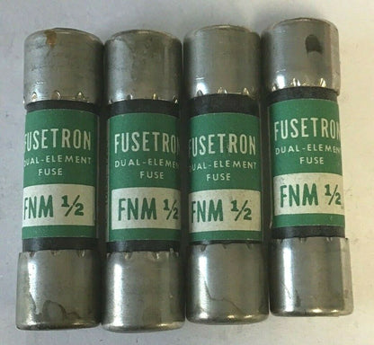 BUSSMANN FNM-1/2 MIDGET FUSE 1/2A / 250V ***LOTOF4***0