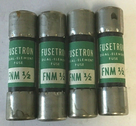 BUSSMANN FNM-1/2 MIDGET FUSE 1/2A / 250V ***LOTOF4***0