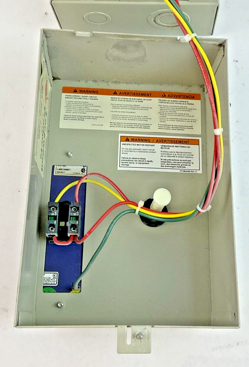 SCHNEIDER ELECTRIC / TELEMECANIQUE LE1D123A62 ENCLOSED CONTACTOR LC1 D129