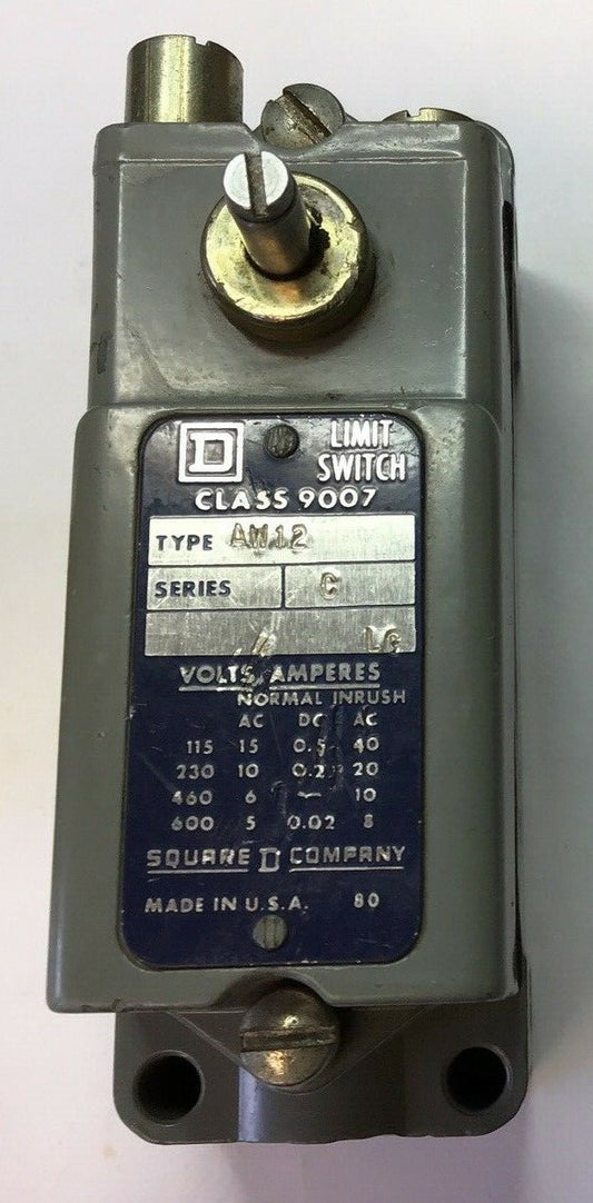 SQUARE D 9007 B54B2 HEAVY DUTY LIMIT SWITCH SERIES C 0