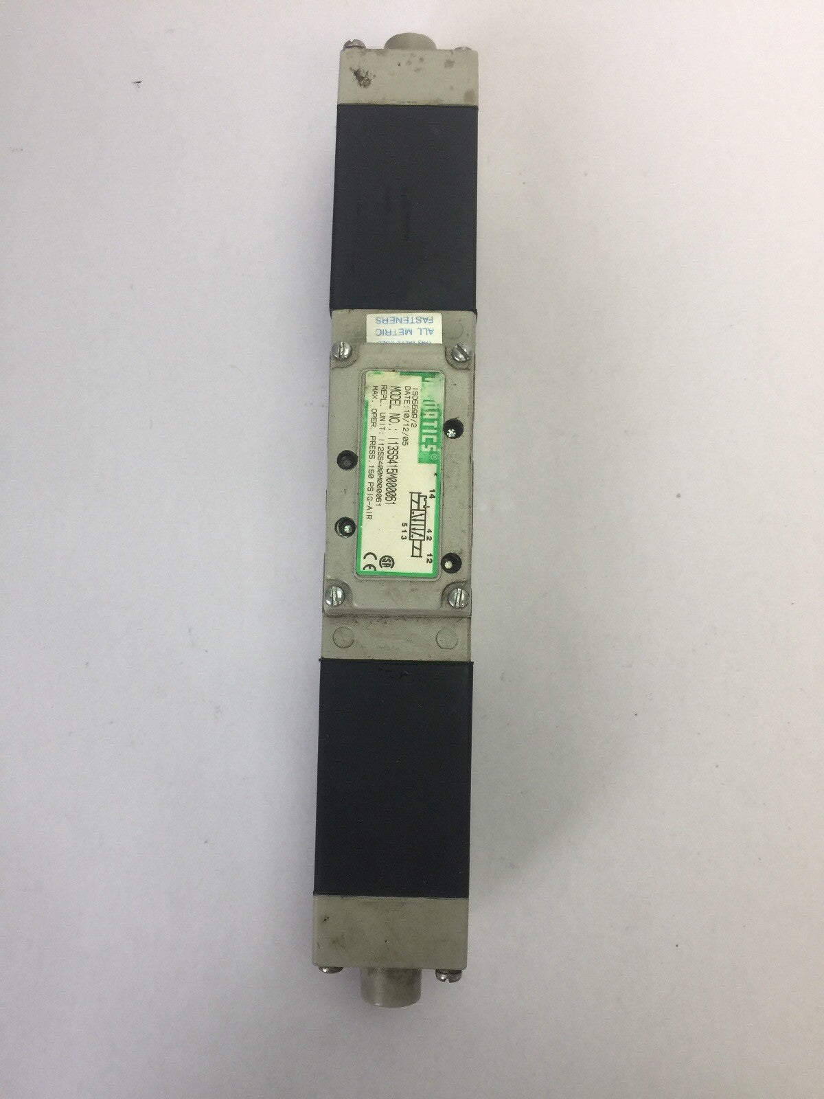 NUMATICS 225-372B 225-440B SOLENOID VALVE 24 VDC 6.0 WATTS 13SS415M0000614