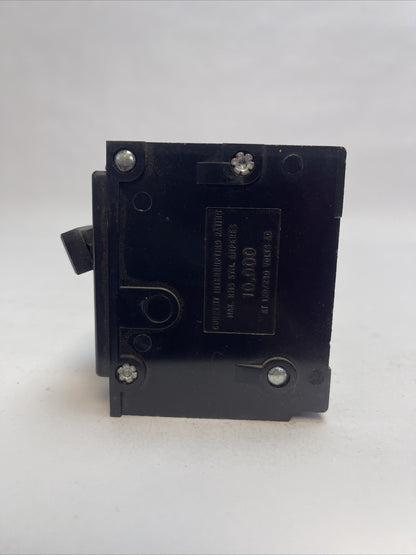 CUTLER HAMMER / WESTINGHOUSE HQP2015 CIRCUIT BREAKER 15AMP 2POLE 120/240VAC2