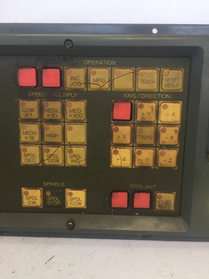 FANUC A02B-0099-C150/MBR OPERATOR'S PANEL A16B-2300-0110/01A CIRCUIT BOARD 9
