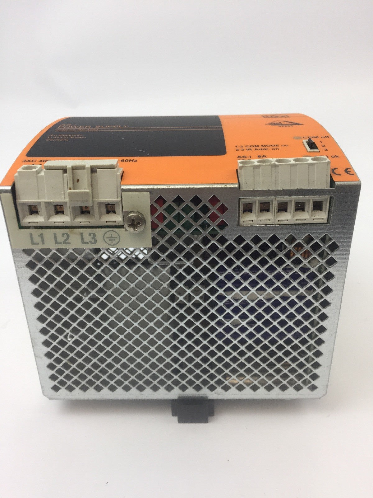 IFM AC1223 POWER SUPPLY INPUT 3AC400-500V 0.8A/PHASE OUTPUT DC-AS-i 30.5V/8A5