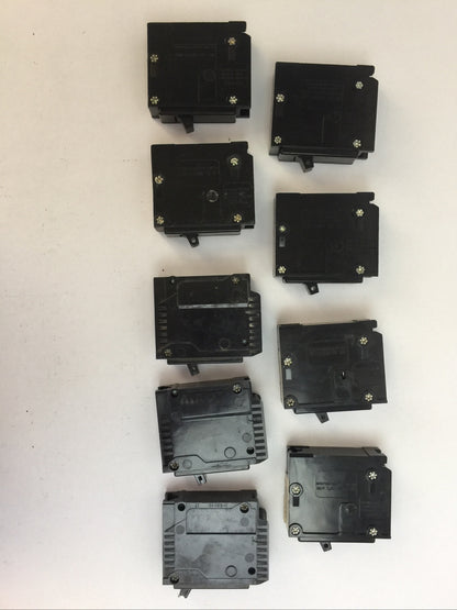 T&B/SYLVANIA/CHALLENGER C-120 CIRCUIT BREAKER 20A 1POLE 120/240VAC (LOT OF 9)5