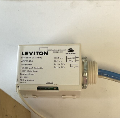 LEVITON WSP20-9D0 20A RELAY POWERPACK 100-277VAC 50/60 1HP0