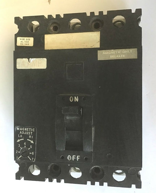 SQUARE D FAL-36004-M CIRCUIT BREAKER 4AMP 3POLE 0