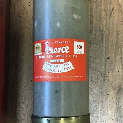 PIERCE JQ-75  NON-RENEWABLE FUSE 500A 600V 3