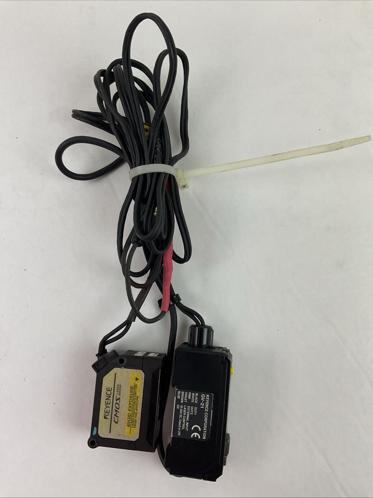 KEYENCE GV-H130 + GV-21 LASER SENSOR0