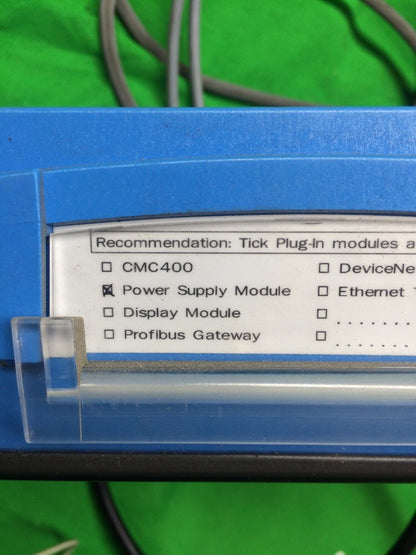 SICK OPTIC CLV650-0120 BARCODE SCANNER & CDM420-0102 POWER SUPPLY W/ WL18-3P4302