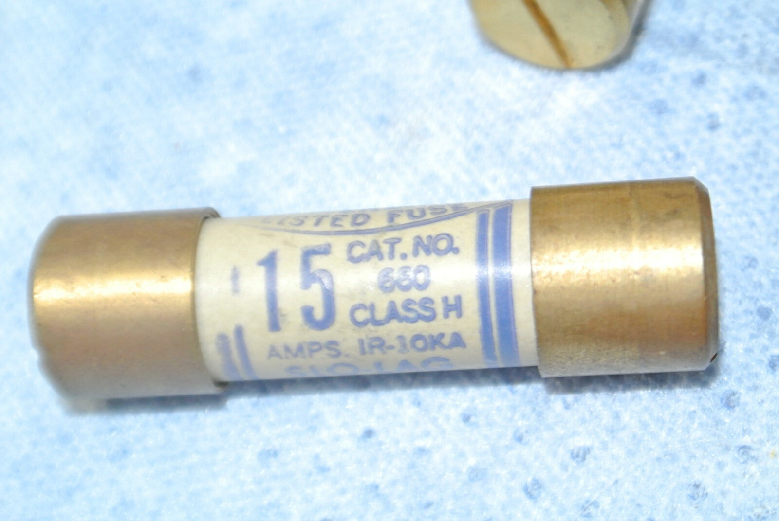 LOT of 5 / ECONOMY & EAGLE ERN15 RENEWABLE FUSE / 15A / 250V / NEW SURPLUS2