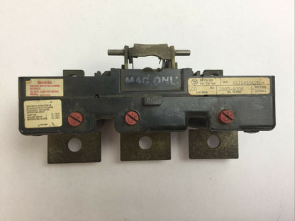 WESTINGHOUSE 457D455G26 AB TRIP UNIT 800AMP 3POLE INST TRIP 2000-4000A0