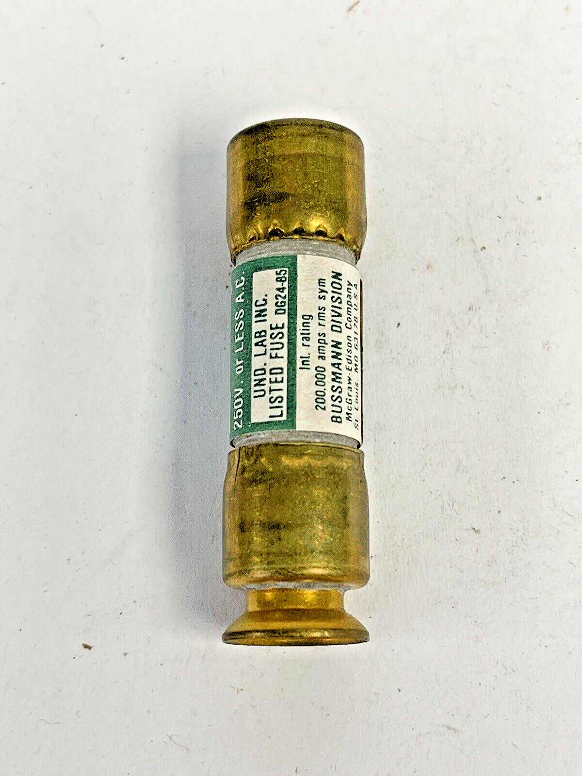 BUSSMANN - *BOX OF 8* -KTN-R-1 - 1 AMP, 250 VAC, FAST-ACTING, CURRENT-LIMITING4