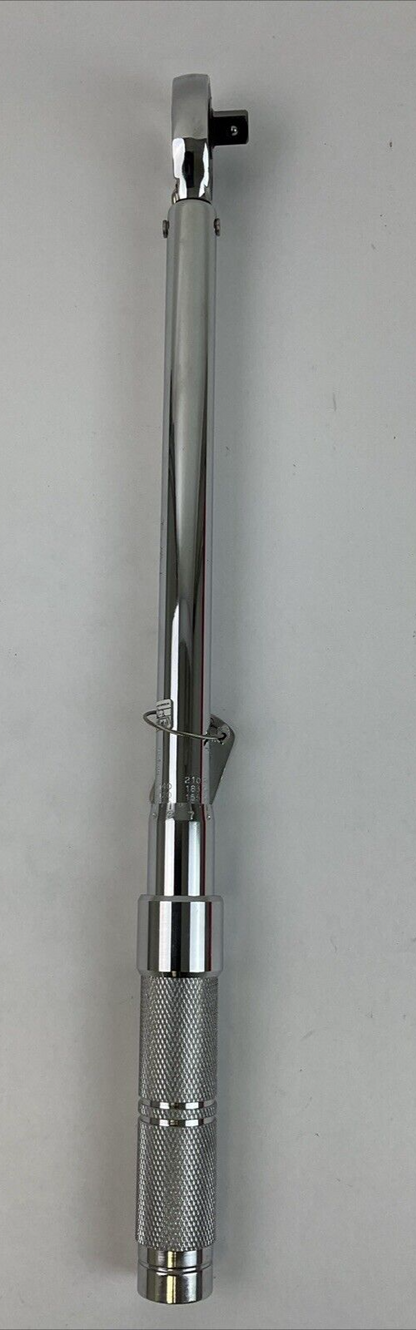 PROTO J6016C 1/2" DRIVE 30-150 FT-LB RACHETING HEAD MICROMETER TORQUE WRENCH4