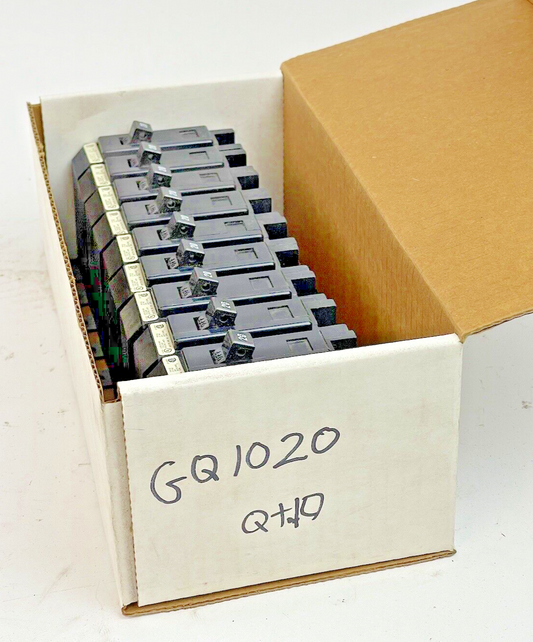CUTLER-HAMMER *LOT OF 10* GQ1020 - 20A/1 POLE/240 VAC/QUICKLAG/BOLT-ON/GQ/-NEW0