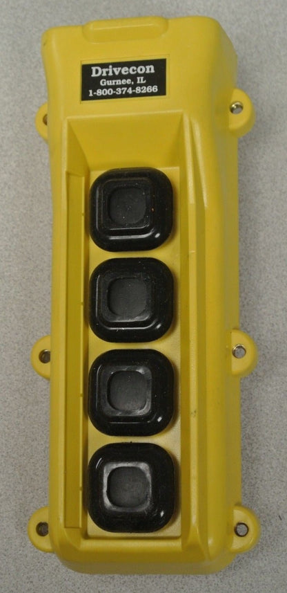 DRIVECON 4-BUTTON PENDANT PARTS / HOIST PUSHBUTTON SWITCH / NO BACK / COB82C ? 0