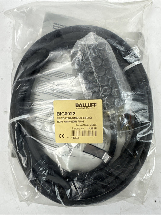 BALLUFF BIC0022 BIC 213 P2A20-Q40AC-GPX0B-050 RGPT-4008-V1220B-PU-050