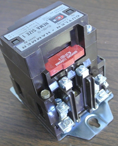 CUTLER-HAMMER C10CN2A MAGNETIC CONTACTOR 120V COIL SIZE 1 -  2P NEW SURPLUS0