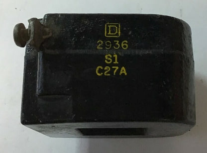 SQUARE D 2936 S1 C27A COIL 120V 60CY 110V 50CY  ***LOTOF2***1