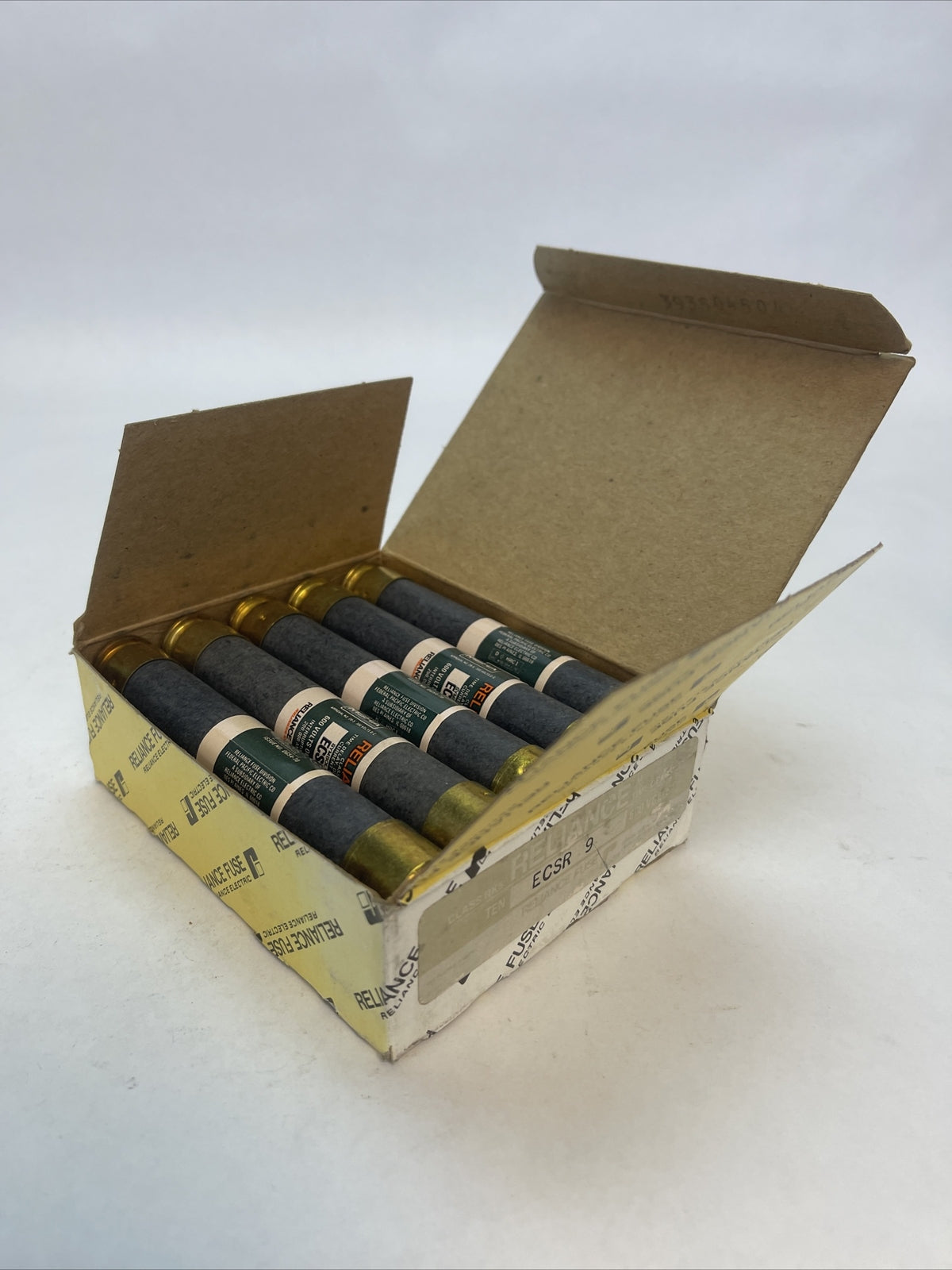 RELIANCE ECSR9 CLASS RK5 TIME DELAY DUAL ELEMENT FUSE 9AMP 600VAC (LOT OF 10)1