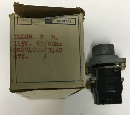 GE CR2940UW234A2 ILLUMINATED PUSHBUTTON 115V 50/60HZ 0